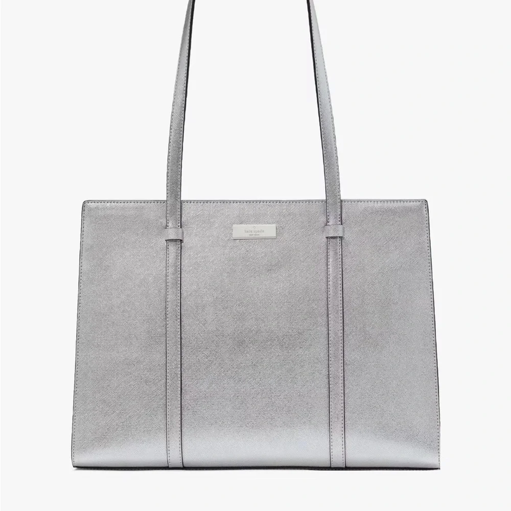 Kate Spade Kenzie Metallic Large Tote - Picture 1 of 8